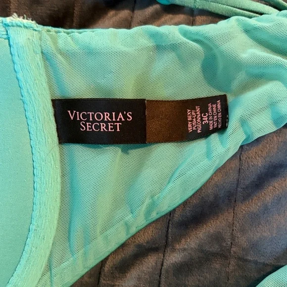 Victoria’s Secret Very Sexy Push-Up Bra | 34C | Teal Front Close - Picture 2 of 4